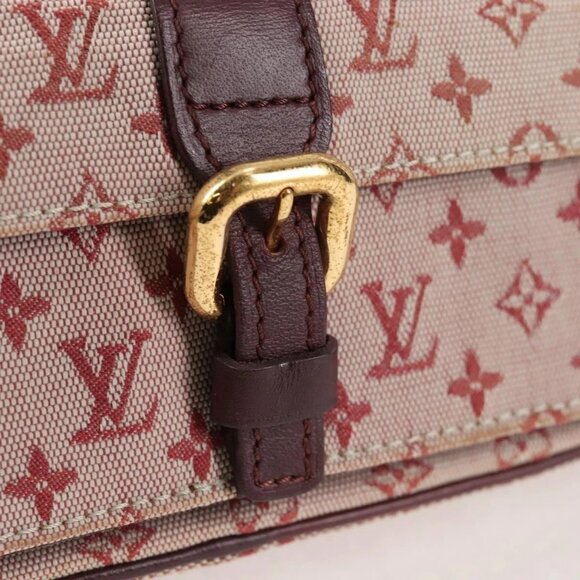 LOUIS VUITTON Monogram Mini Juliet MM Shoulder Bag Red M92219 LV Auth 129611 - Picture 13 of 16